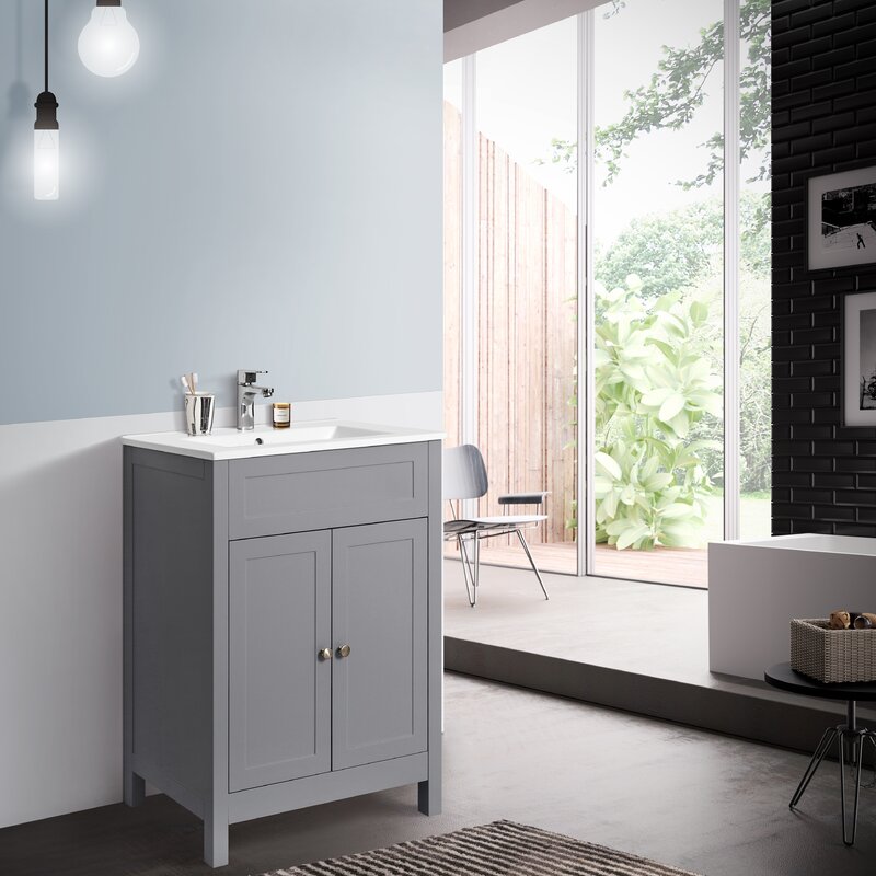 Belfry Bathroom Cruce 600mm Free-standing Vanity Unit | Wayfair.co.uk